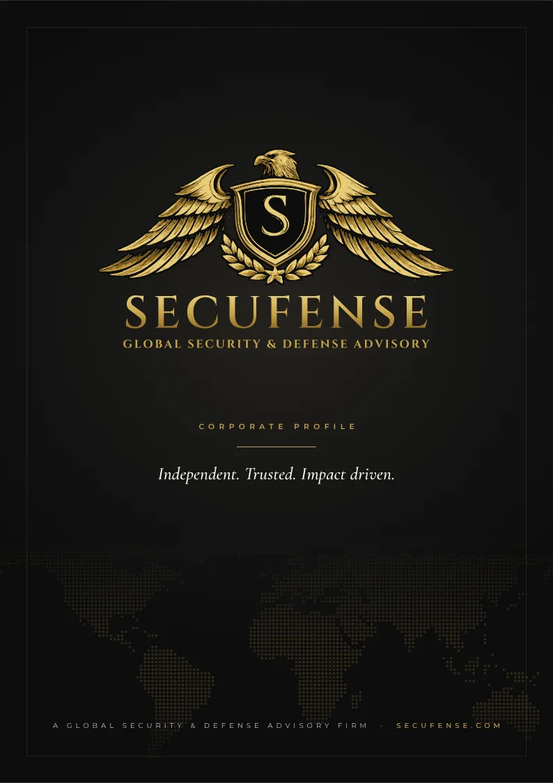 Cover of the SecuFense corporate brochure
